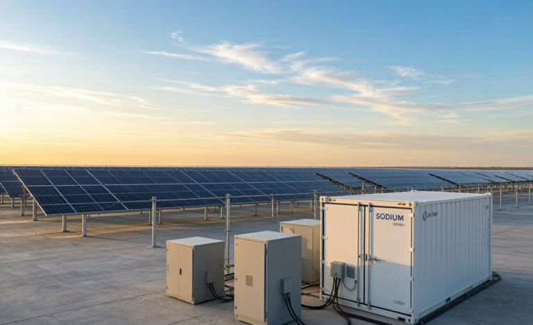 Sodium-Ion Battery for Utility-Scale Solar Farms