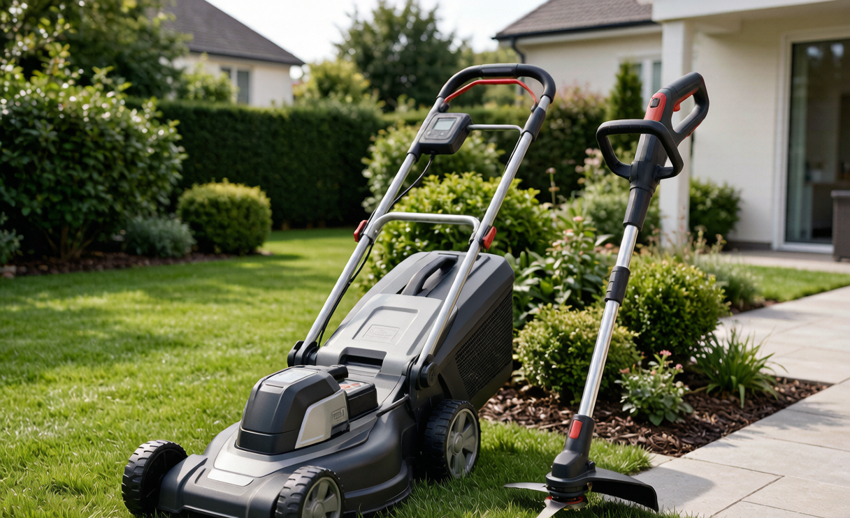 Battery solution for electric lawn and garden equipment with removable lithium battery pack