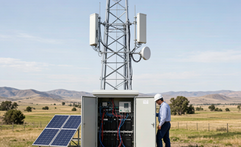 Battery Solution Design for Off-Grid Telecom Towers