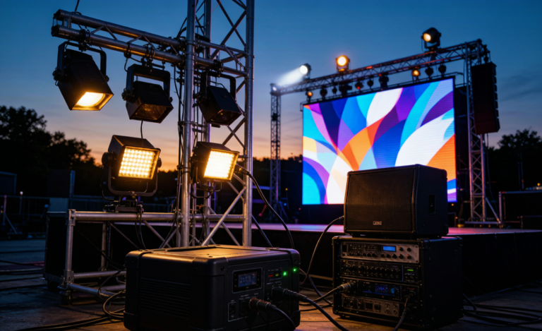 Battery Solution for Event and Stage Production: An Engineer’s Field Guide