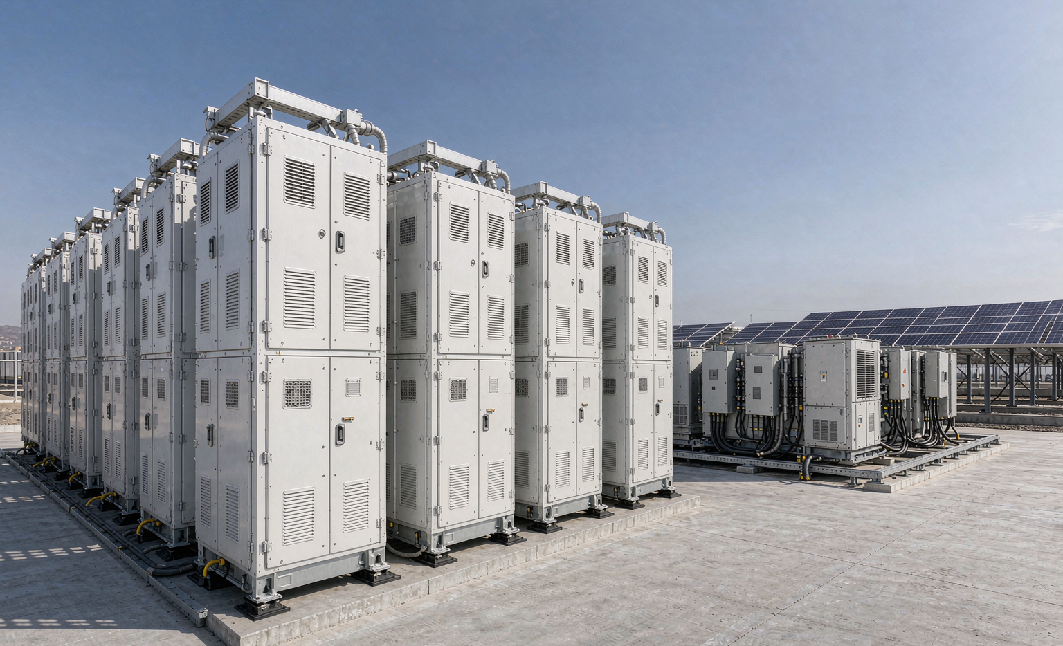 Grid-scale stationary storage cabinets using semi-solid state battery modules for cost optimization in storage applications