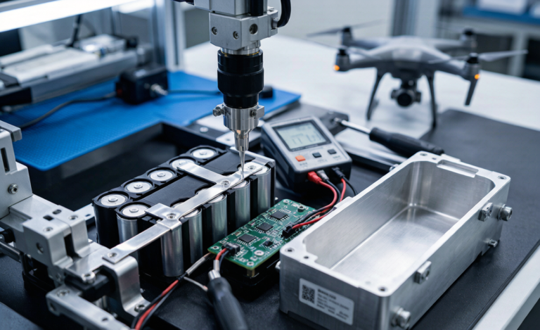 Drone Battery Design for Inspection UAVs: Design for Manufacturing, Traceability and Field Service