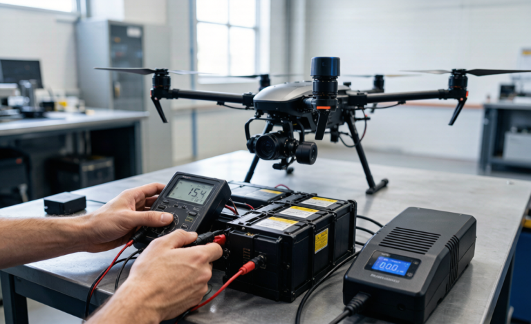 Drone Battery Maintenance for Mapping UAVs