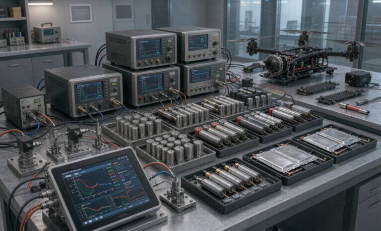 Drone Battery Testing for Racing Drones: EIS Cell-Matching and Consistency Grading