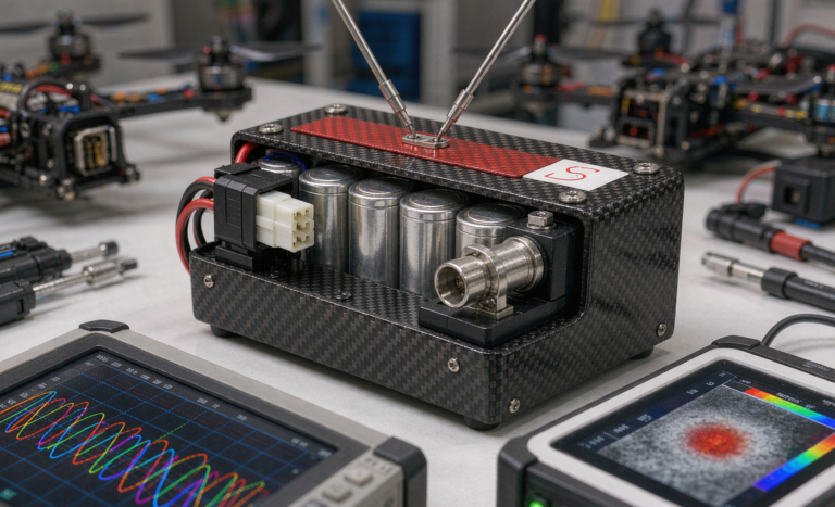 Drone Battery Testing for Racing Drones: Abuse Qualification, HALT/HASS Screening, and Race-Day Verification