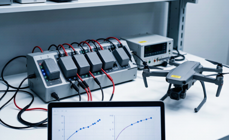 Drone Battery Reliability for Mapping UAVs: Lot Qualification, Weibull Life Data, and Acceptance Testing