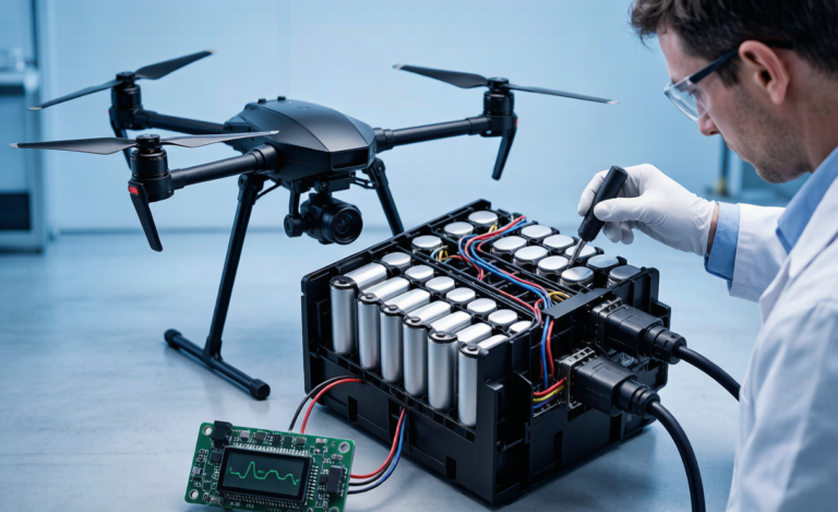 Drone Battery Maintenance for Inspection UAVs