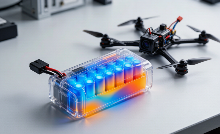 Drone Battery Performance for Racing Drones: Managing the Thermal Envelope for Repeatable Lap Times