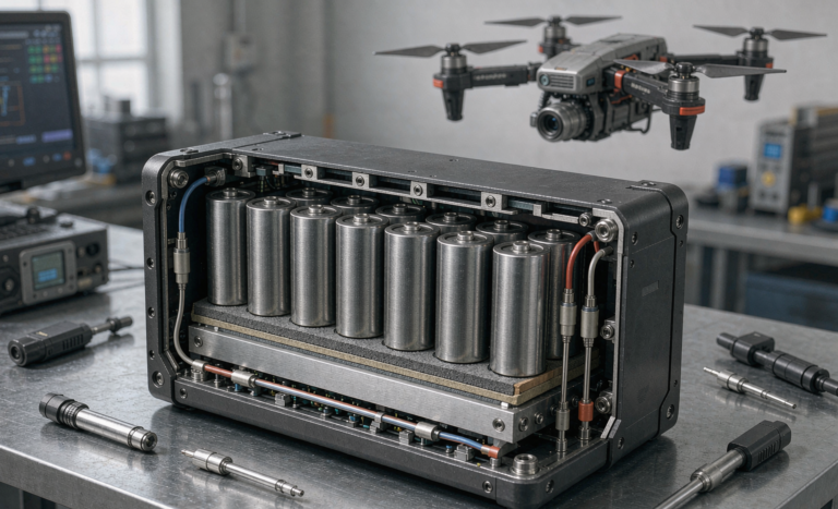 Drone Battery Design for Inspection UAVs: Engineering the Thermal Envelope and Runaway Containment