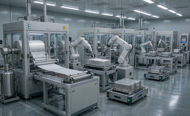 Semi-Solid State Battery Manufacturing for EV Packs