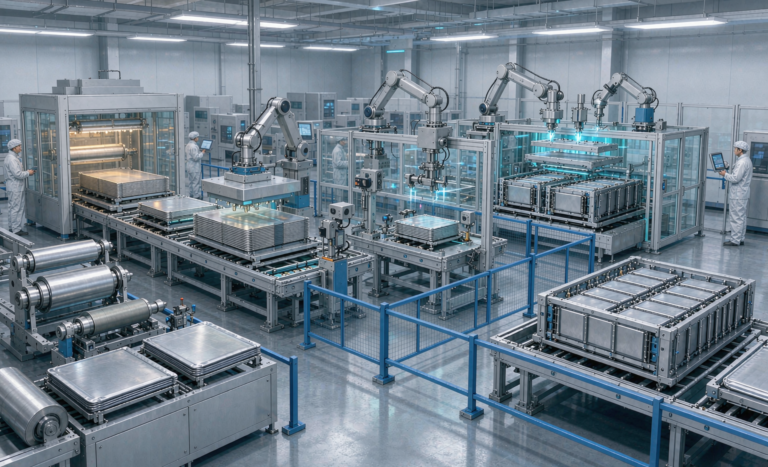 Semi-Solid State Battery Manufacturing for Storage