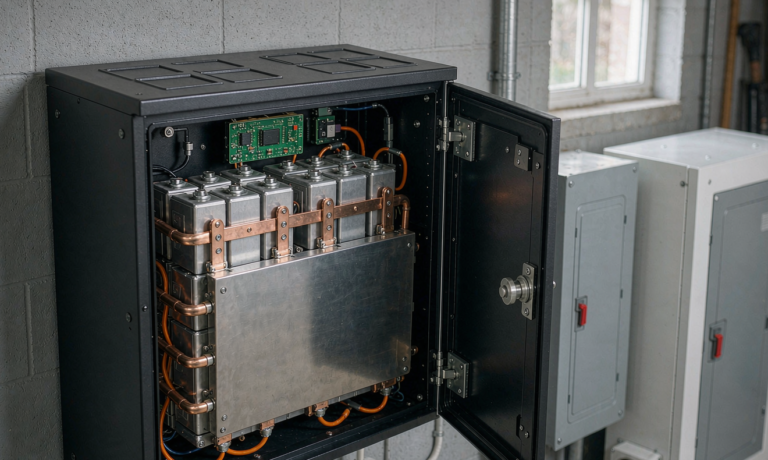Home Energy Storage Cost Optimization for New Homes: LFP Chemistry Selection, Service-Panel Cost Trade-Offs, and Degradation-Weighted Payback Under Incentive Stacking