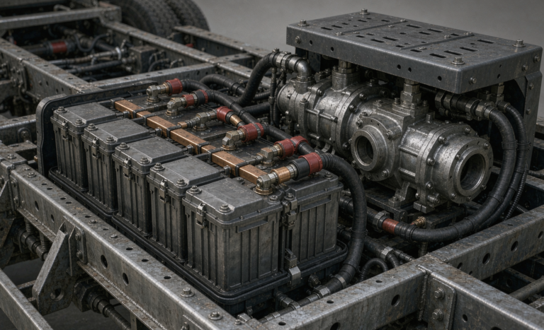 Battery Solution for Concrete Mixer and Pump Trucks