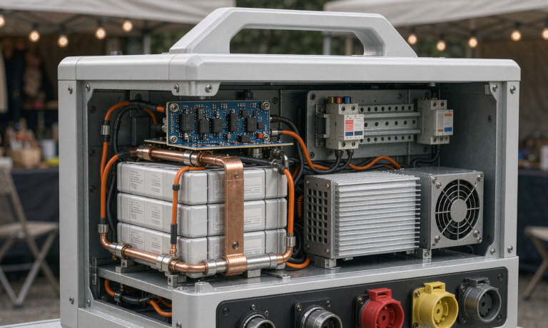 Battery Solution for Mobile Banking and Pop-Up Retail