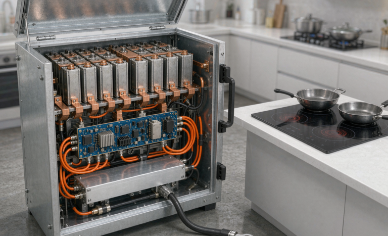 Home Energy Storage for Electric Cooking and Induction Loads