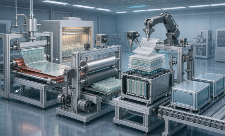 Semi-Solid State Battery Pilot Line Cost Modeling