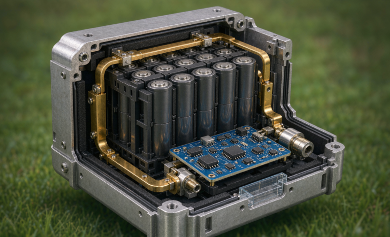 Lithium battery for robotic lawn mowers