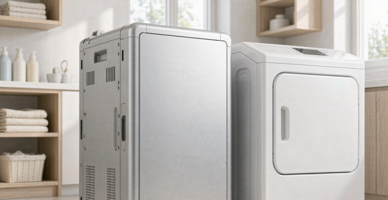 Home Energy Storage for Laundry Dryer
