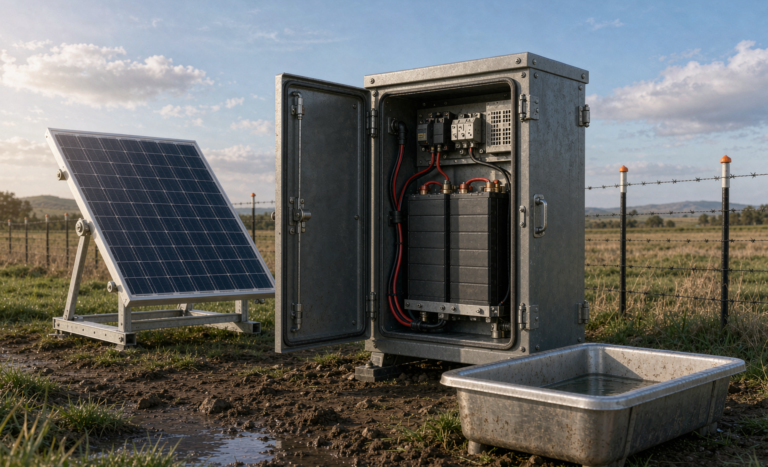 Battery Solution for Livestock Watering and Fencing